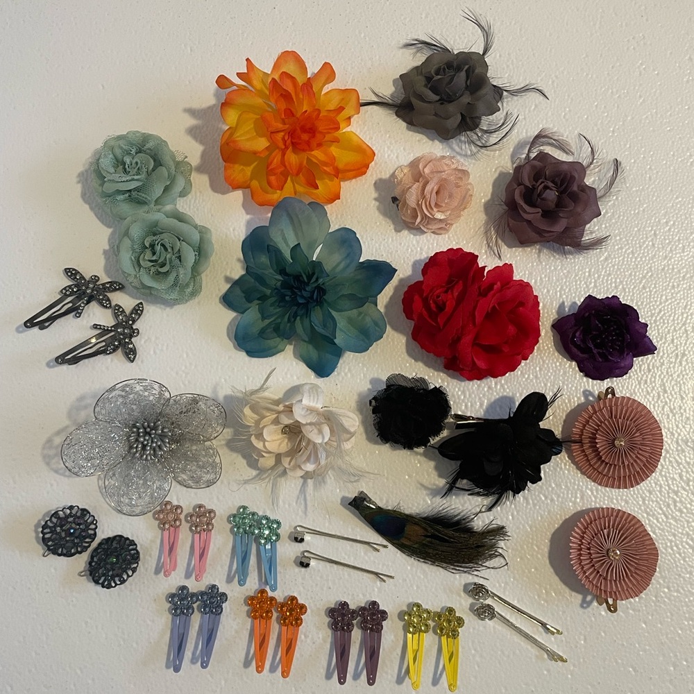 Eclectic hair accessories